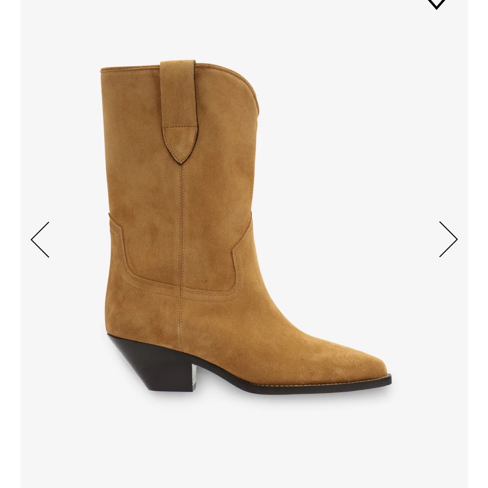 Isabel Marant Taupe Heeled Dahope Boots